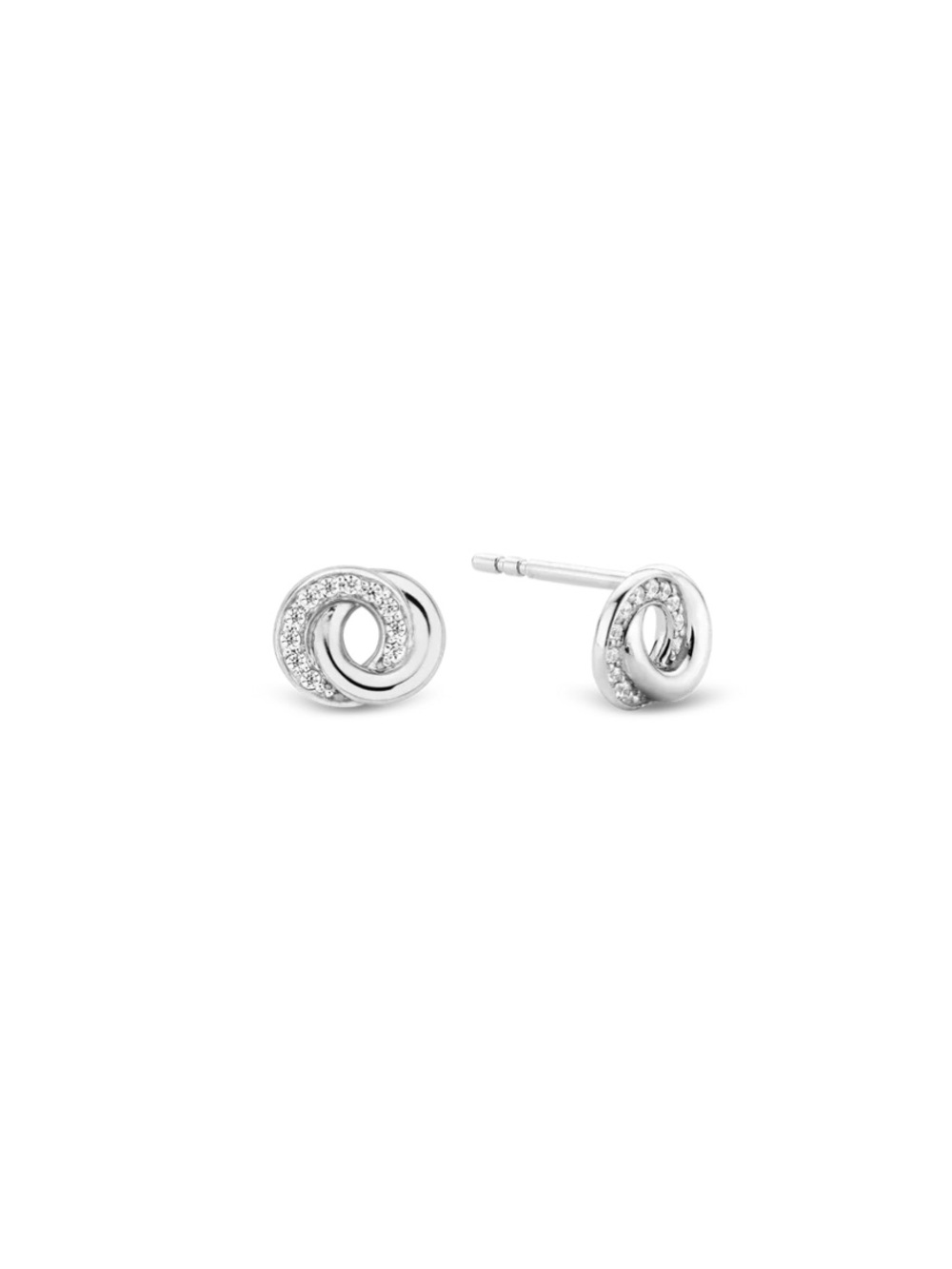 Ti Sento Milano Forever Connected Zirconia 925 Sterling Sliver Earrings